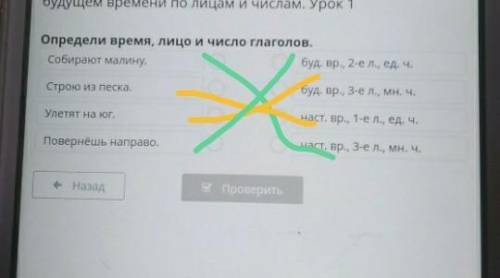 Определи время и лицо число глаголов​м