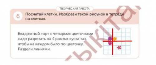 Надо Разрезать на 4 кусочки Нарисовать сначала А потом Разрезать Сделайте на Тетради плз и за сфотка