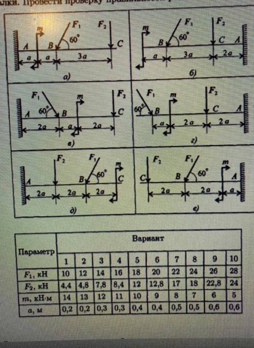 решить F1=12 F2=4,8 m=13 a=0,2 под буквой а​. тема Статика