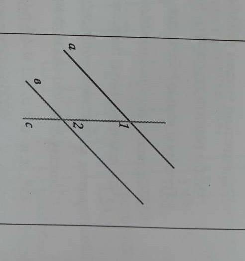 Угол 1=133° угол 2=47°.Доказать что а || b​