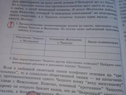 нужно полностью и подробно заполнить таблицу