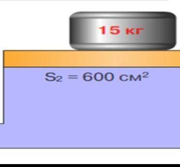 По рисунку определите силу, действующую на малый поршень F1.​