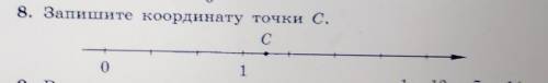 Запишите координату точки CОтправьте фотографией ​