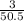 \frac{3}{50.5}