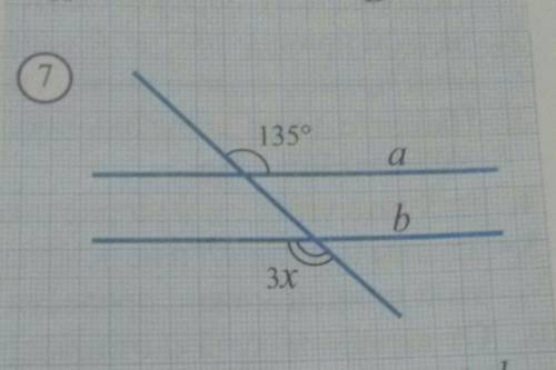 Если a||b на рисунке 7, то чему равен х. ​