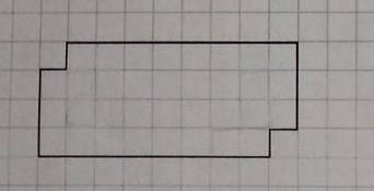 6. Задание 5.2 N 528 На клетчатом поле со стороной клетки 1 см изображена фигура. Изобрази на рисунк