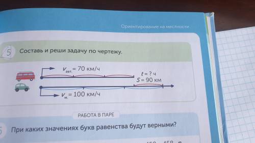 Составь задачу и реши её по чертежу.