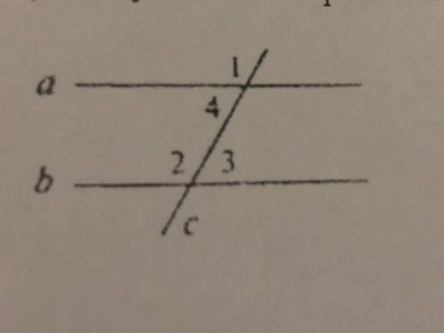 Прямые а и b параллельны. Сумма углов 1 и 2 равна 260°. Найти сумму углов 3 и 4