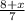 \frac{8+x}{7}