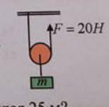Тело под действием 10H находится в равновесии. определите массу тела ( g= 10м/с² , трение блока не у