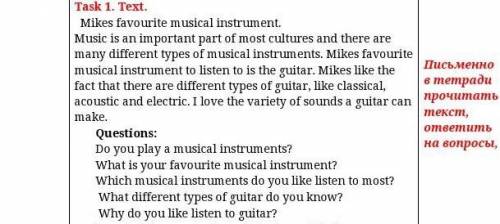 Do you play a musical instruments? What is your favourite musical instruments?Which musical instrume