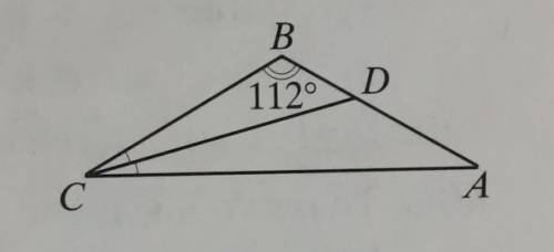 треугольник ABC, AB = BC, угол ABC = 120° , угол ACD = углу BCD. Найдите угла треугольника