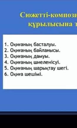 Сайын мүратбеков жусан иіс әңгімесі сюжет композициялық құрылысына талдау​