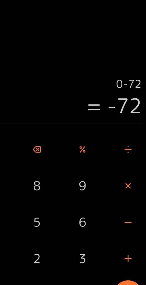 Напишите вместо точек соответствующии числа: 0-= -72​