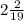 2\frac{2}{19}