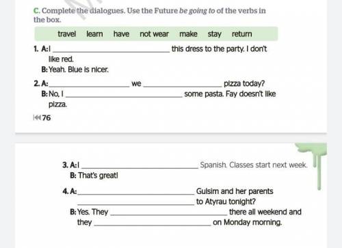 English 6 grade workbook p76 77 ex C.help me plizz