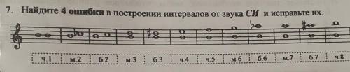1. Найдите 4 «интибинси и построении интервалов от звука си и исправите им, 361 : нем2 1 6,2 и 3 1 6