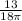 \frac{13}{18\pi}