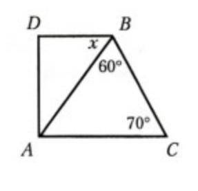 На рисунке в треугольнике АВС ∠С=70⁰, ∠В = 60⁰ , AD丄DB, AD丄AC. Найдите ∠АВD. На рисунке в треугольни