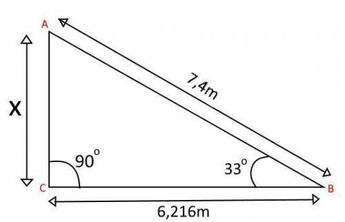 Здравствуйте с несложной (не для меня) задачей. (см. рисунок) 1) АВ = 7,4 м 2) ВС = 6,216 м 3) СА =