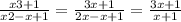 \frac{x3 + 1}{x 2 - x + 1} = \frac{3x + 1}{2x - x + 1} = \frac{3x + 1}{x + 1}