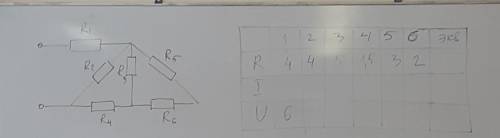 R1=4 r2=4 r3=5 r4=1.5 r5=3 r6=2 U1=6