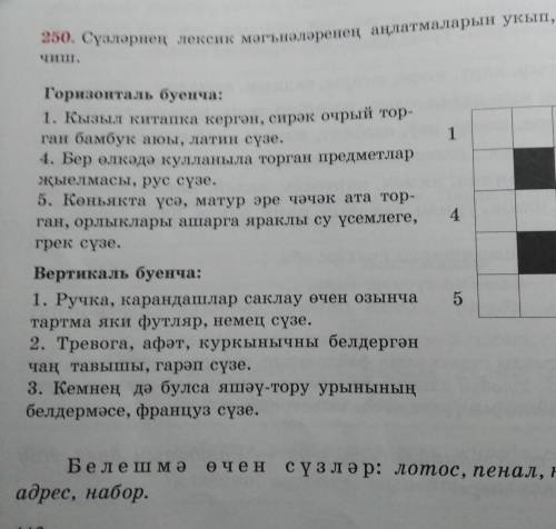 Слова для выбора: лотос, пенал, набат, панда, адрес, набор​