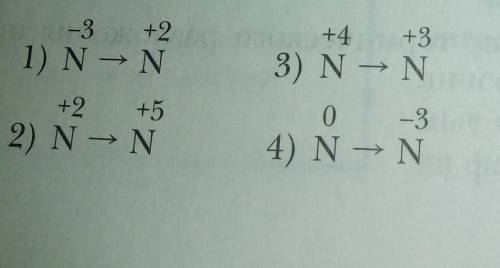 Выберите схемы превращений, в которых азот является окислителем. ​