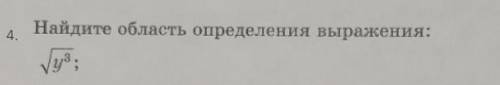 Найдите область определения выражения корень из y в кубе​