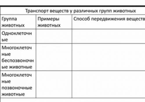 ПРИМЕРЫ ДЛЯ ВЫПОЛНЕНИЯ ЗАДАНИЙ: АМЕБА, ИНФУЗОРИЯ-ТУФЕЛЬКА(ОДНОКЛЕТОЧНЫЕ), ПАУК, РАК, ЧЕРВЬ (МНОГОКЛЕ