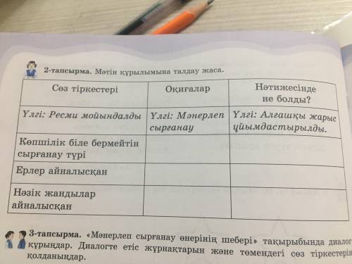 6-сынып атамұра қазақ тілі 7-8сабақ 2-тапсырма кестеге көмек керек берем паж