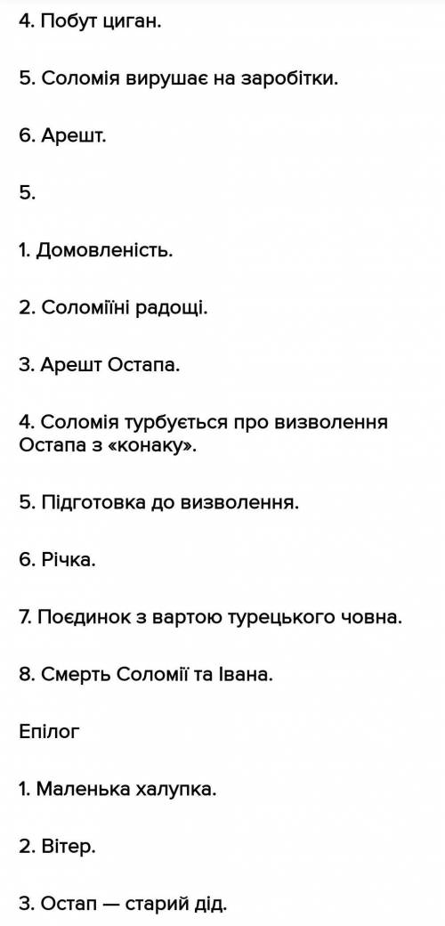 План втечі Остапа і Соломії