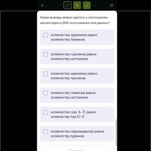 В начале 1950 1950 -х годов один биохимик изучал ДНК. Он сумел разделить нуклеотиды и посчитать их п