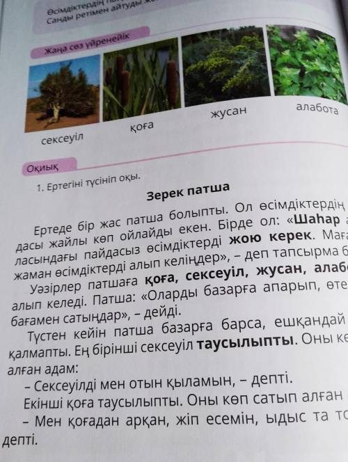 там надо создать там надо прочитать текст и создать вопросы​