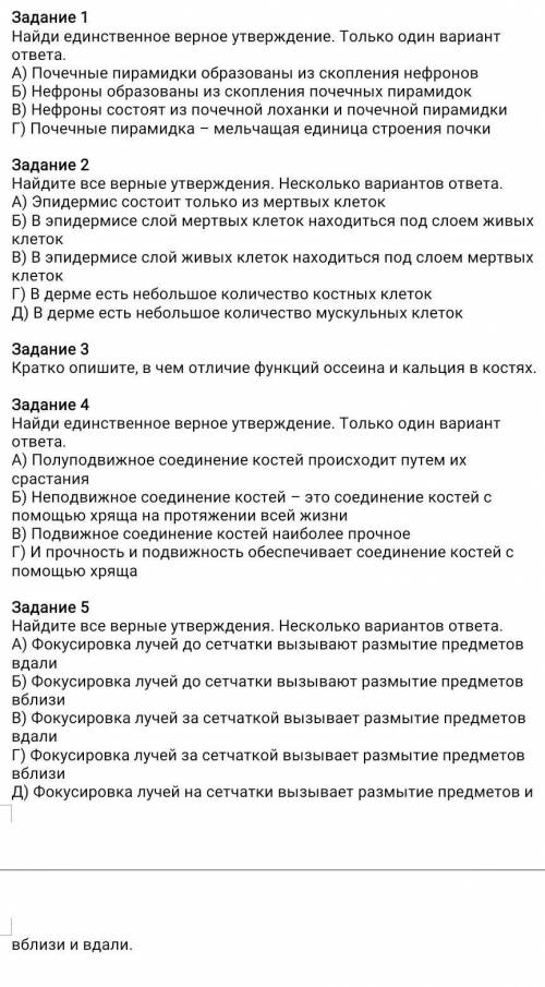 Найди единственное верное утверждение.Только один вариант ответа​