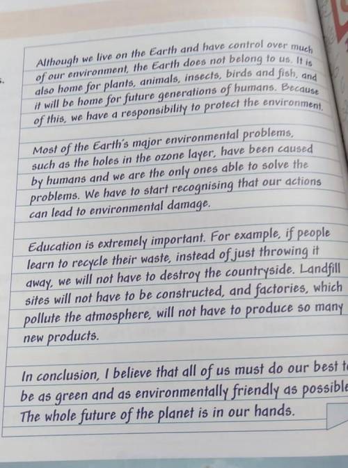 1 Read the essay and answer the questions.1 Which word(s) or phrase(s) in the essay:a introduces two