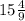 15\frac{4}{9}