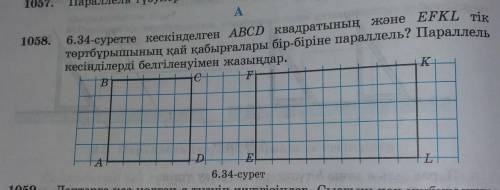 Очень легкая задача , ноч не понимаю 6 класс математика 1058.Пример : a || b​