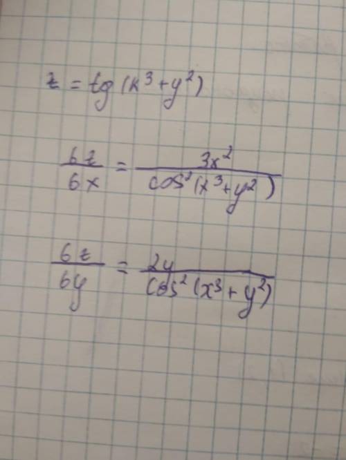 Z=arcsin y^2-x/3y-ln tg(7xy^3) частные производные первого порядка