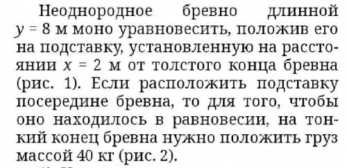 Чему равна масса брев­на? ​