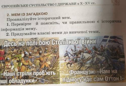 МЕМ ІЗ ЗАГАДКОЮ Проаналізуйте історичний мем.1. Перевірте й поясніть, чи правильною є історична інфо