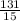 \frac{131}{15}