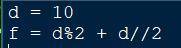 Определите значение переменной f * 5 10 0 15