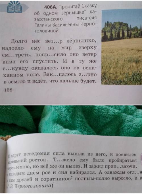 ТЕКСТ ЗАДАНИЯ По тексту упражнения № 406 А. на странице 158 запишитеосновную мысль текста умоляю у м