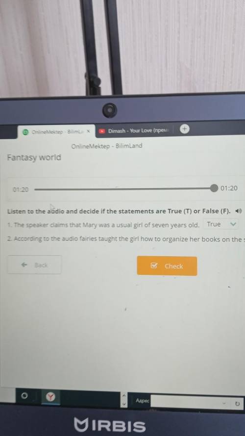 Listen to the audio and decide if the statements fantasy world​ 6 task