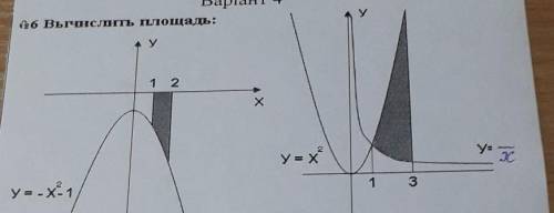 Через интеграл.Вычислить площадь.​