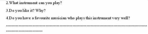А 1)напишите 3-4предложения о том что мы можете/не можете сделать на музыкальном инструменте​
