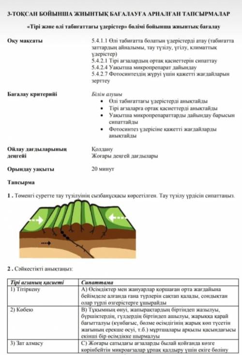 Жаратылыстану помагите ​ссор