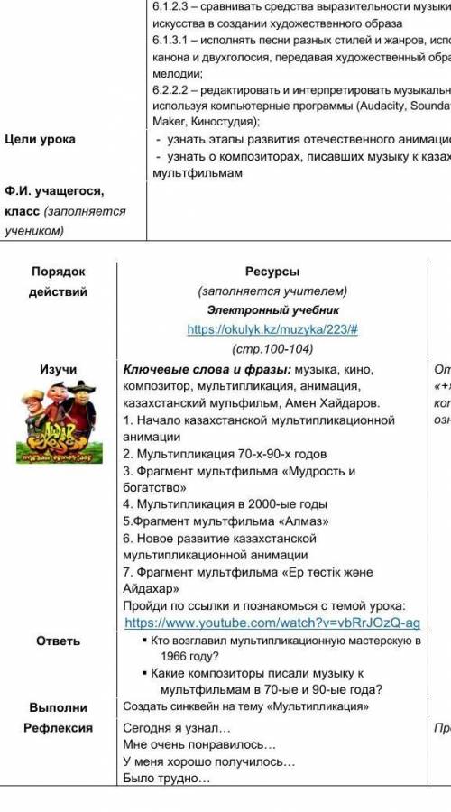 Составить синквейн на тему мультипликация ​