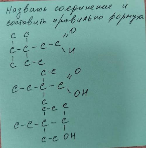 Назовите соединения и составьте правильную формулу